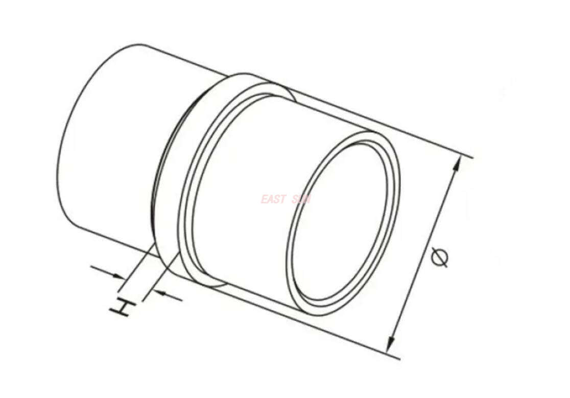  Connecteur de joint réglable pour tube de main courante d'escalier en acier inoxydable