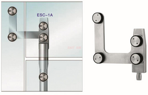 Porte pivotante en verre robuste Pivot supérieur Dorma MAB