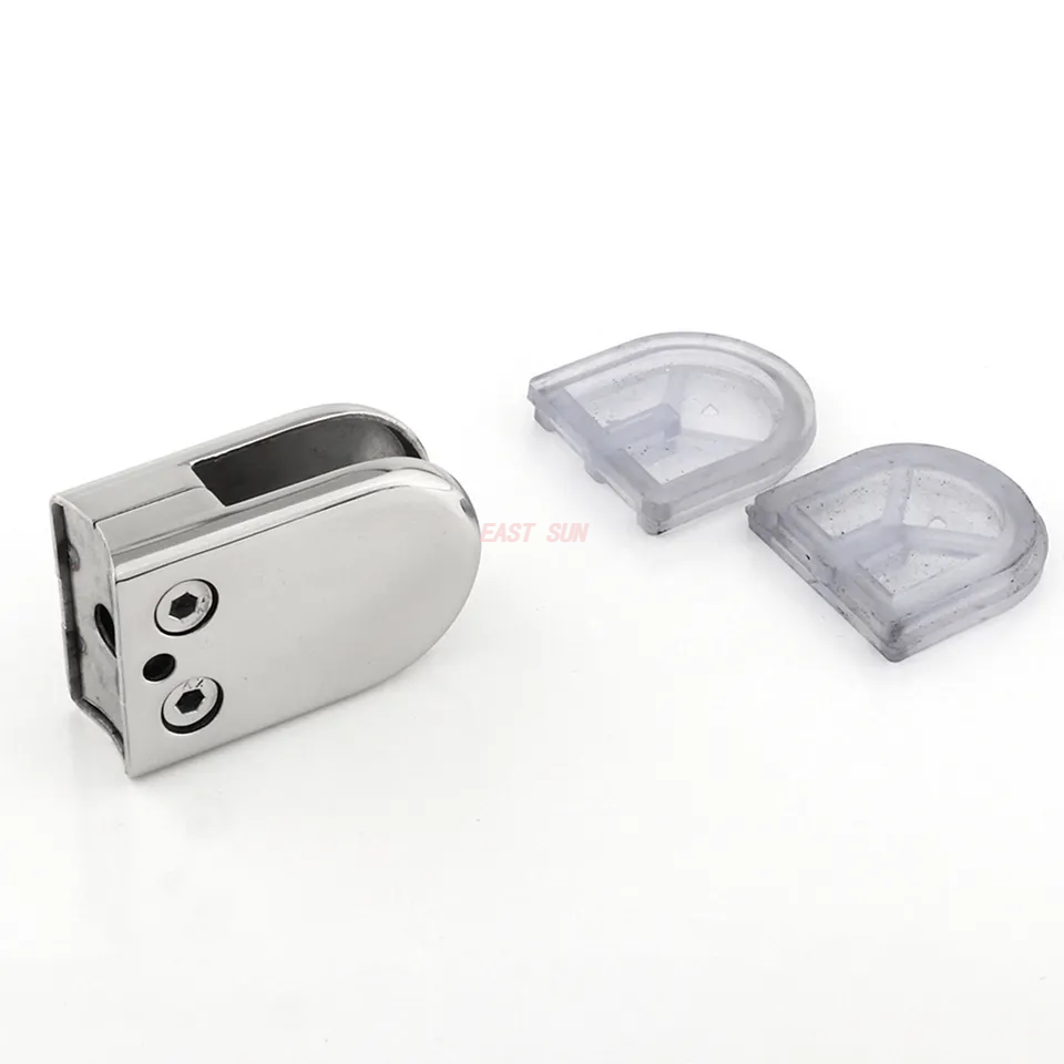 Accessoires de montage de garde-corps en acier inoxydable 304, Clip de montage en verre, escalier sans cadre, pince à verre à robinet en acier inoxydable