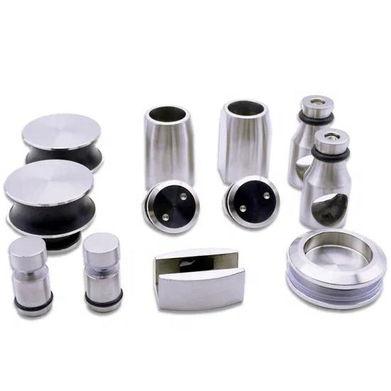 Kit de quincaillerie pour porte de douche coulissante en verre SS304 sans cadre