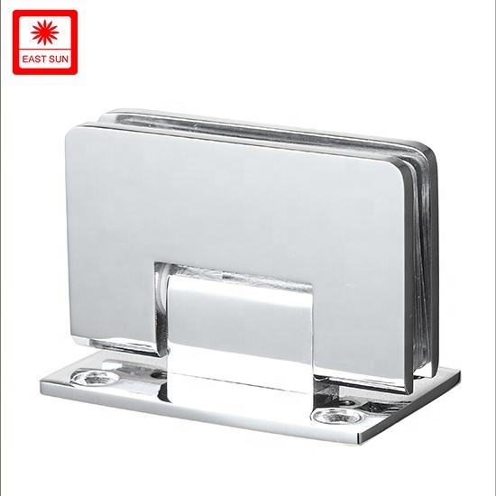Charnière de porte de douche réglable mur à verre à 90 degrés pour verre 1/2″ – 3/8″