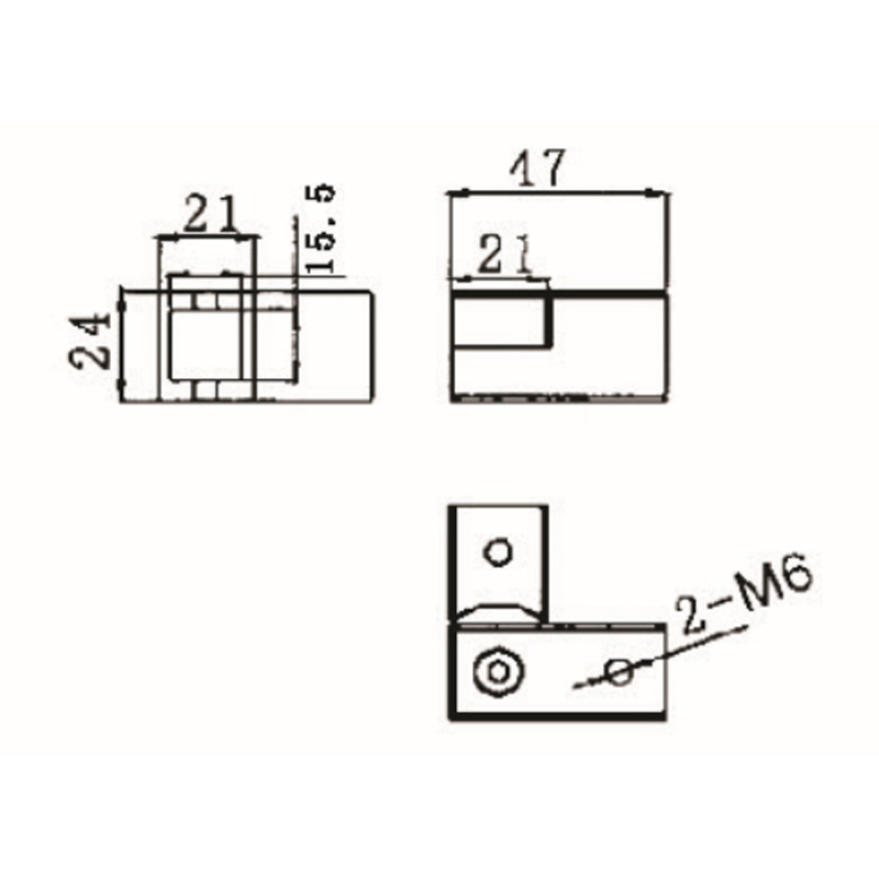 KF-1008- connecteurs pour salle de douche