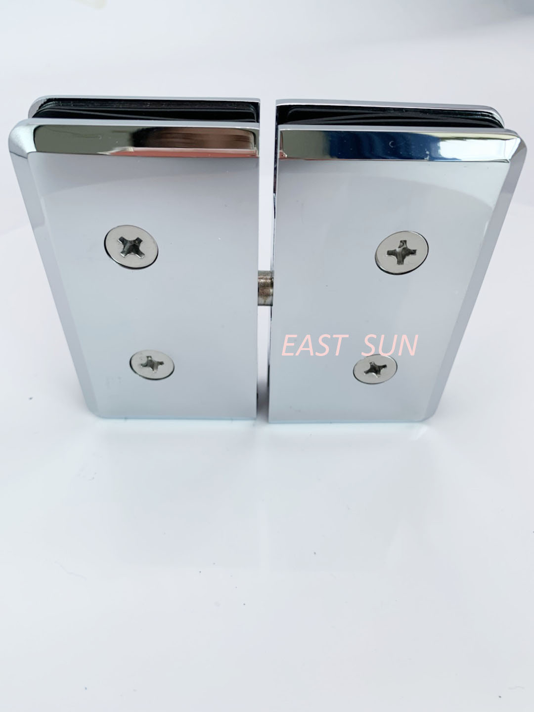 Charnière à montage verre-verre série Senior Prima, chrome poli