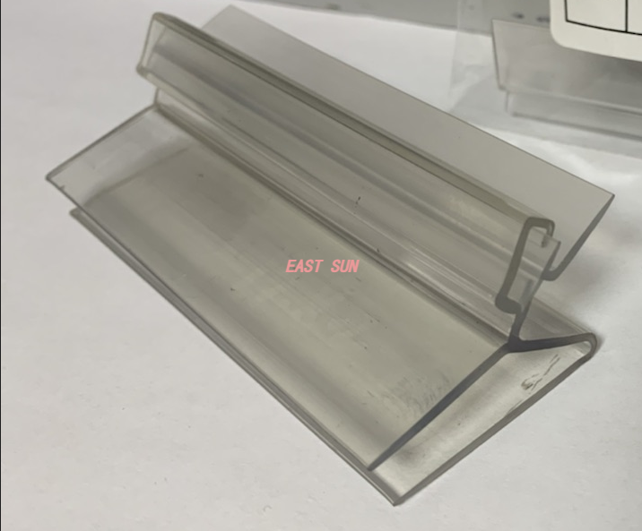 Montant de frappe en polycarbonate 135 pour verre de 3/8 ' (10 mm)